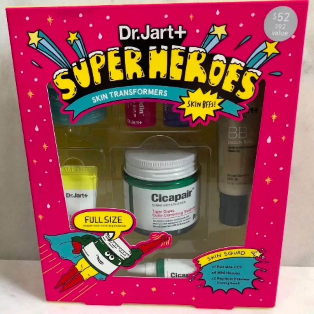 Dr. Jart Superheroes 7 Piece Box Set NIB